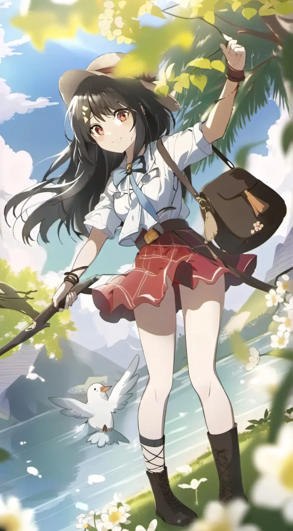 ai character: Mia  background