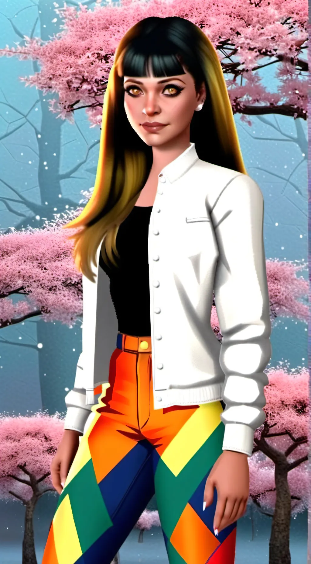 ai character: melini martinez background