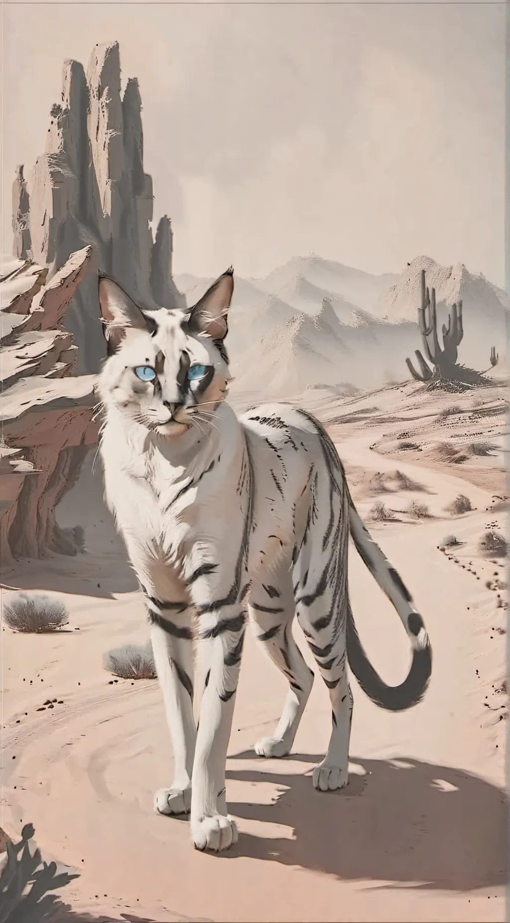 ai character: Drought  background