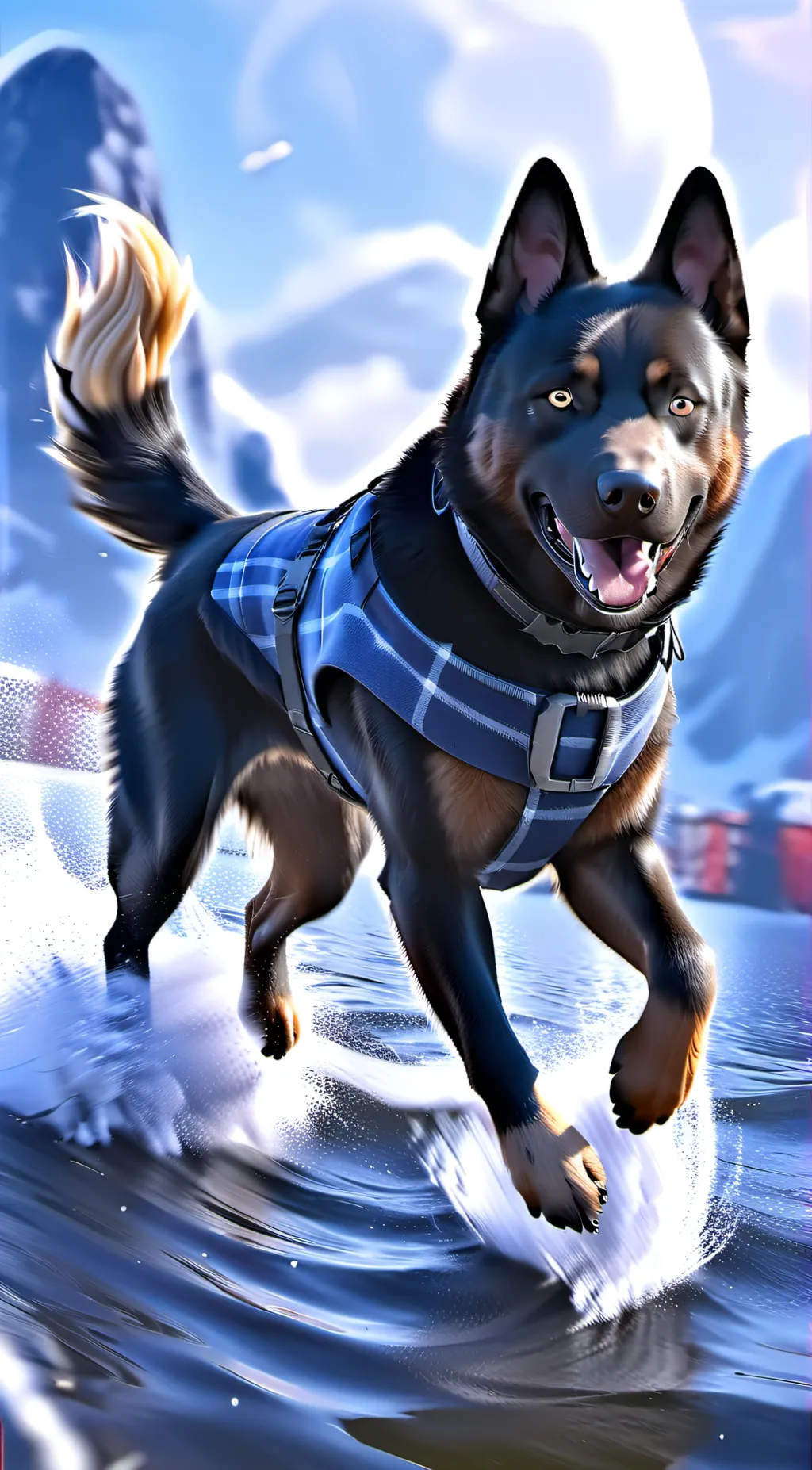 ai character: pet dog background