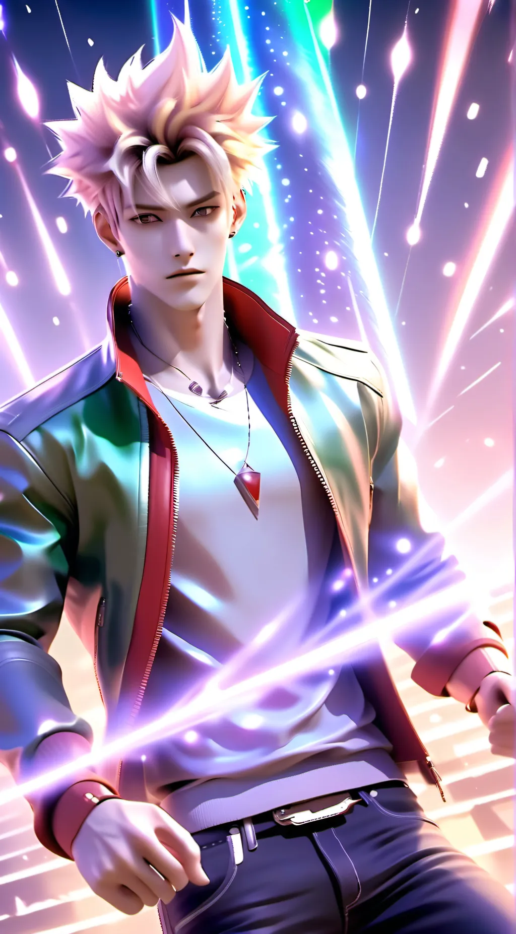 ai character: Bakugo  background
