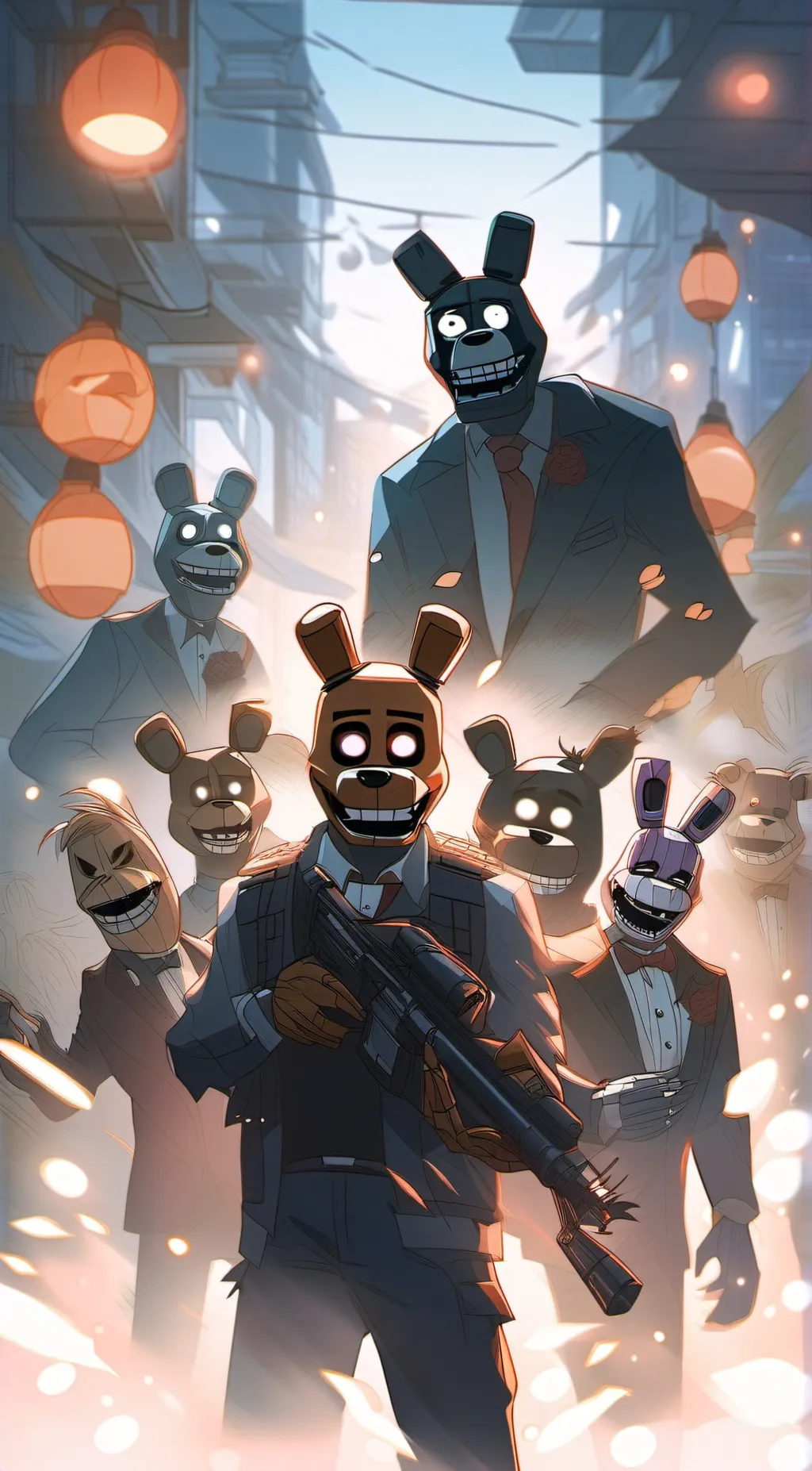 ai character: Fnaf background