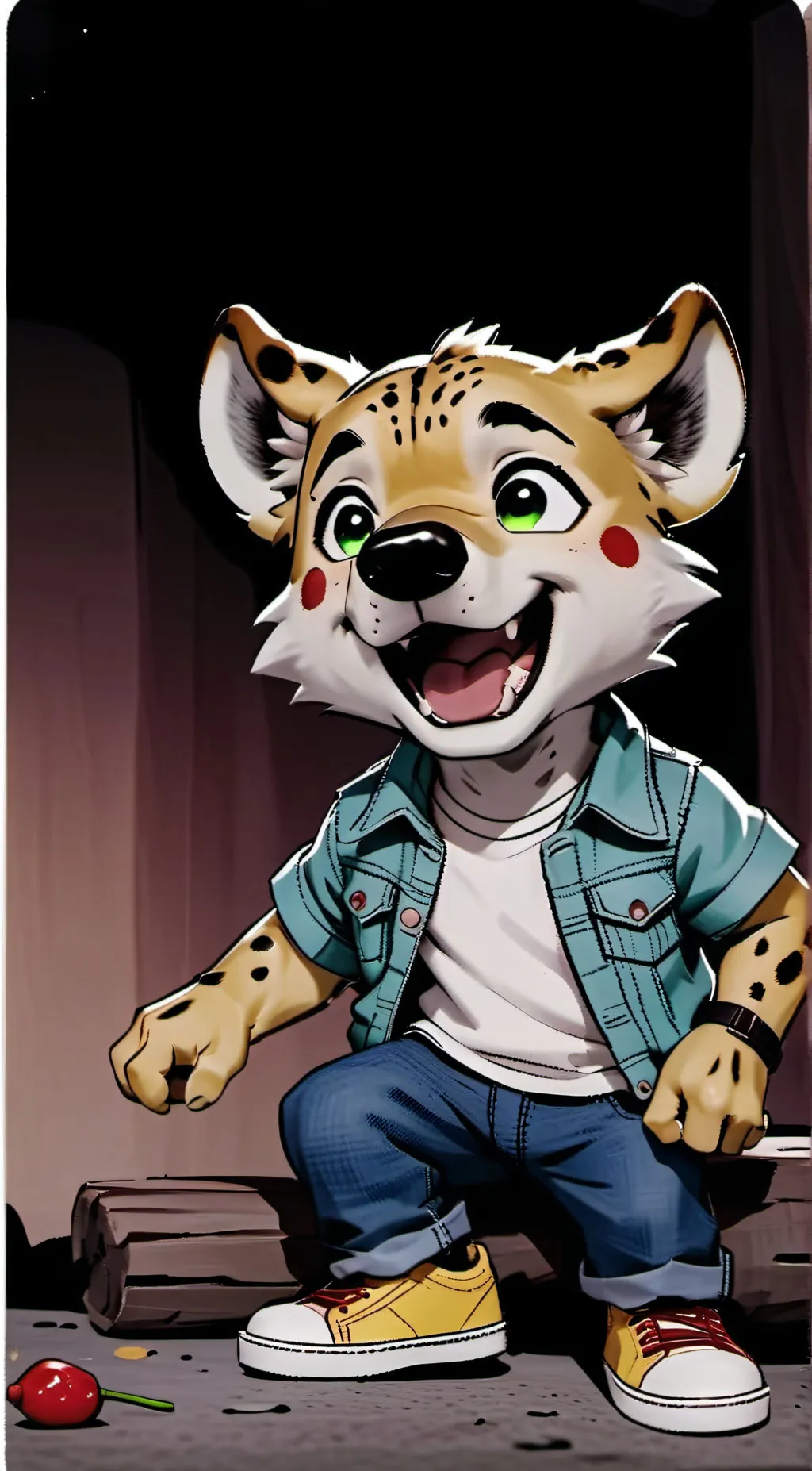 ai character: Howie Hyena background