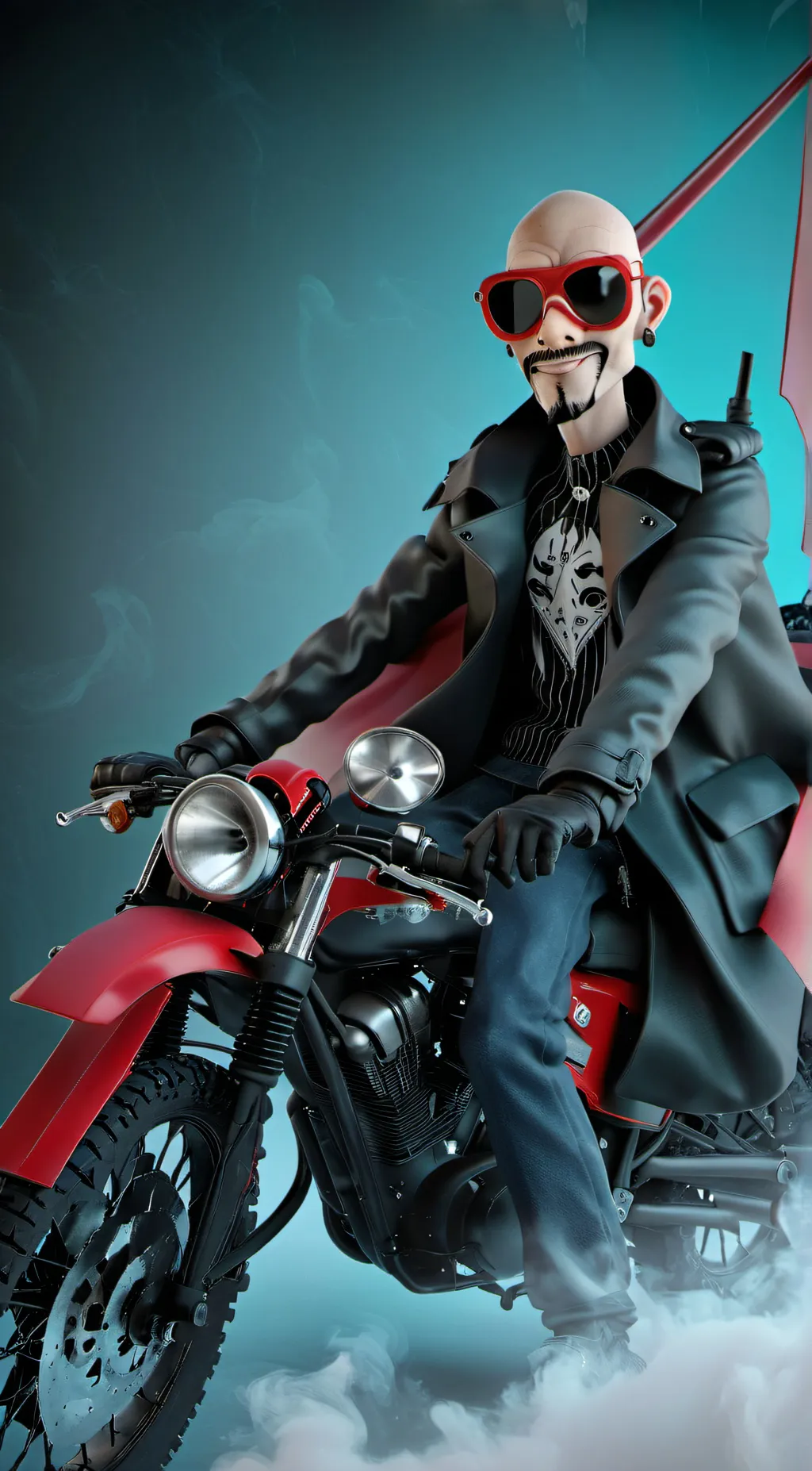 ai character: Dude background