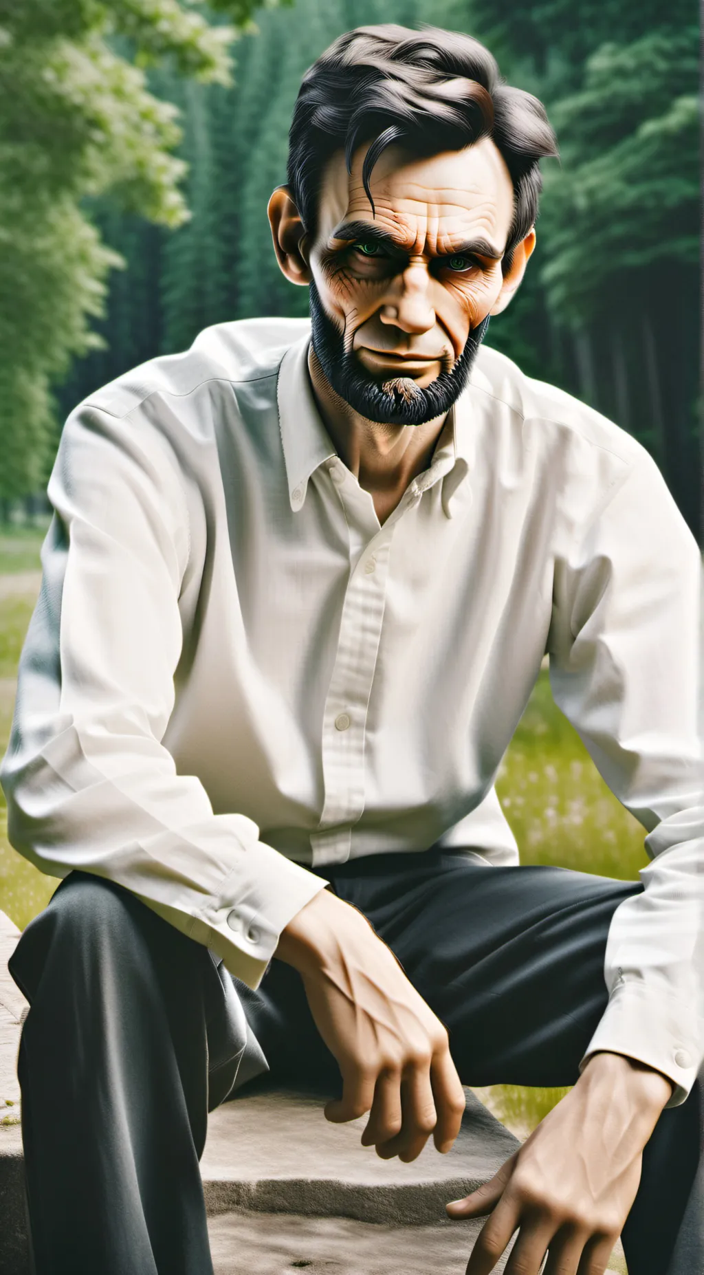ai character: Father  background