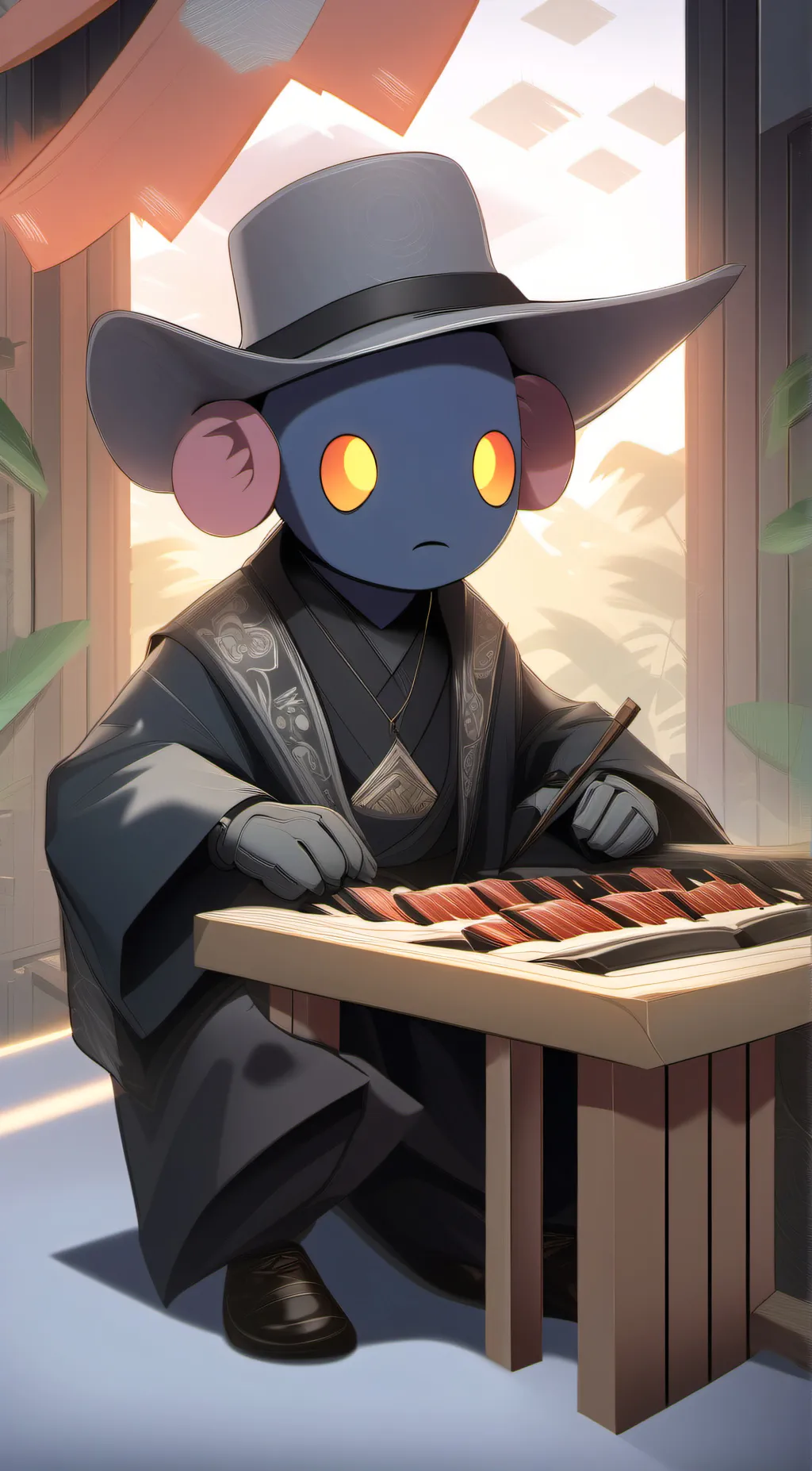 ai character: Pentumbra background