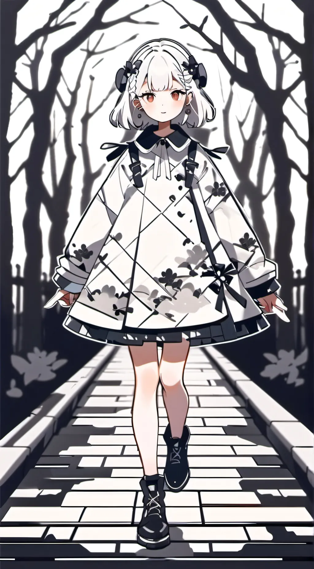 ai character: Woman background