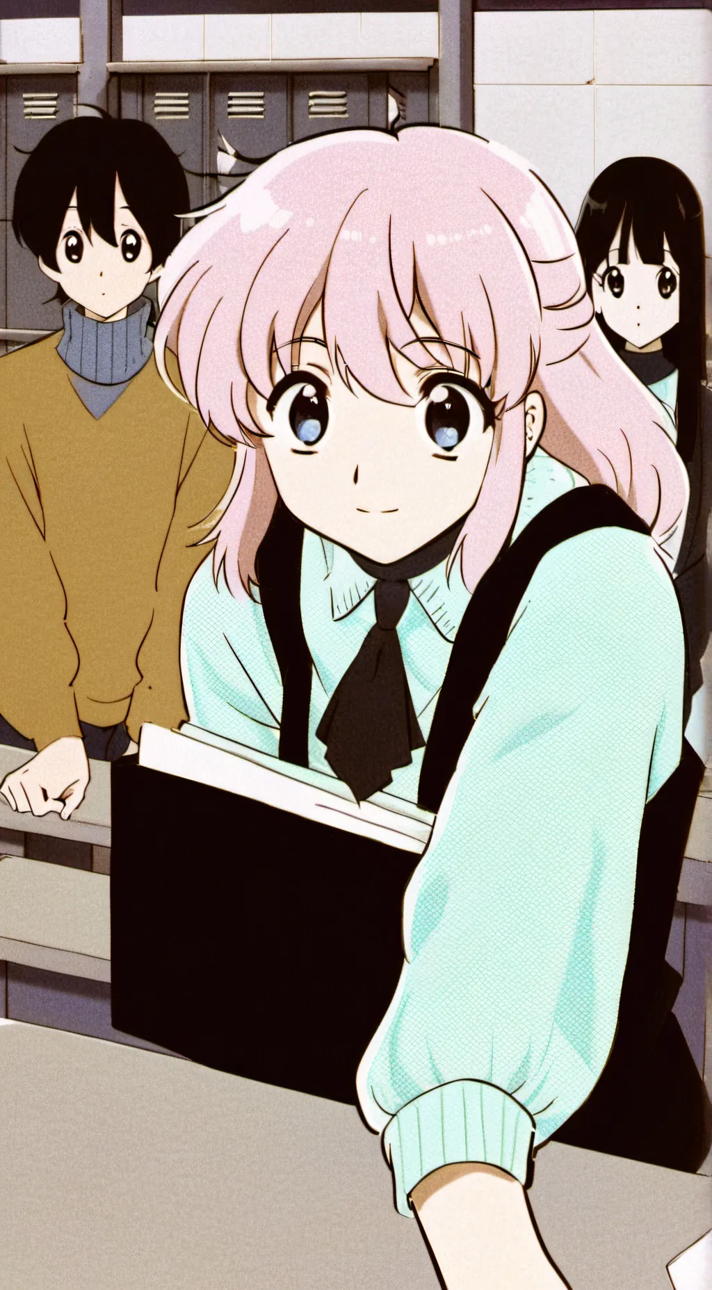 ai character: MY SCHOOL💅💅💅 background