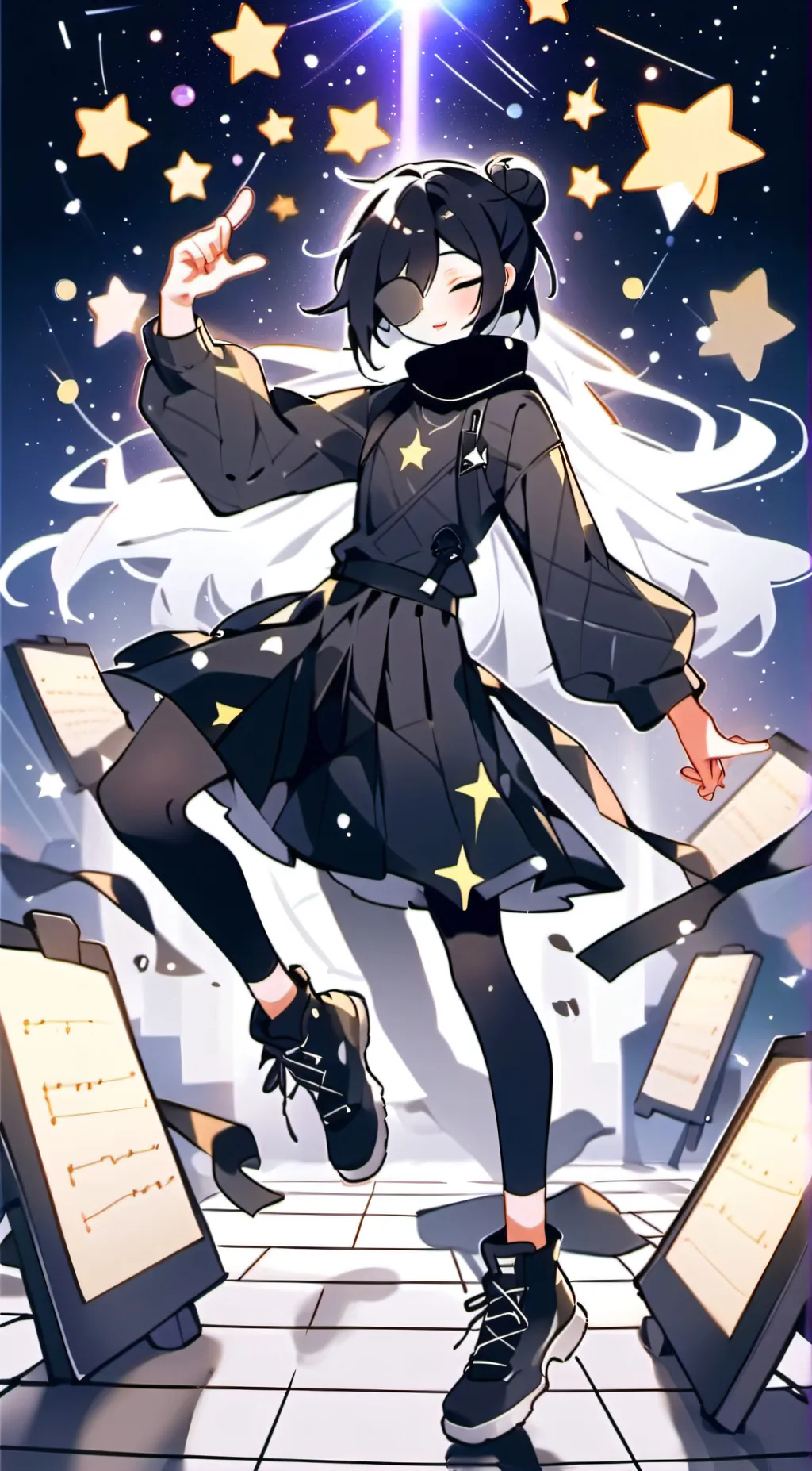 ai character: Fossy Louise background