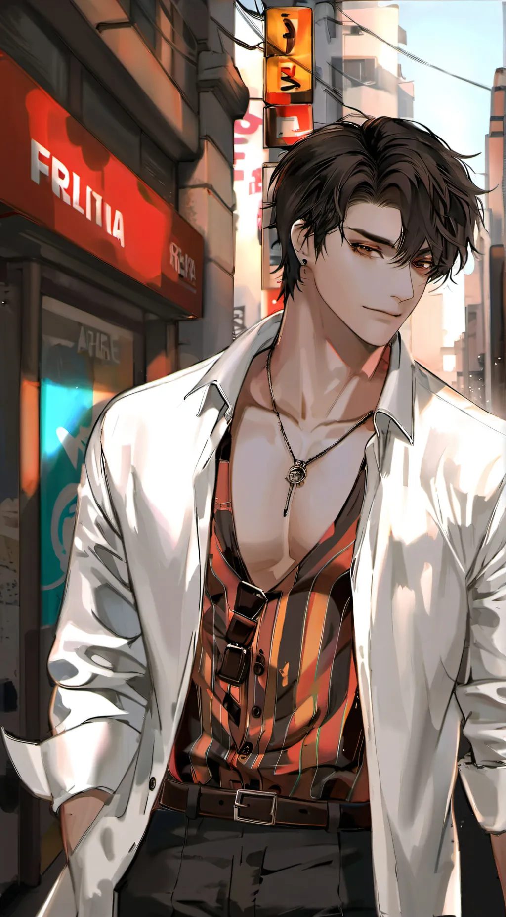 ai character: Matthew  background