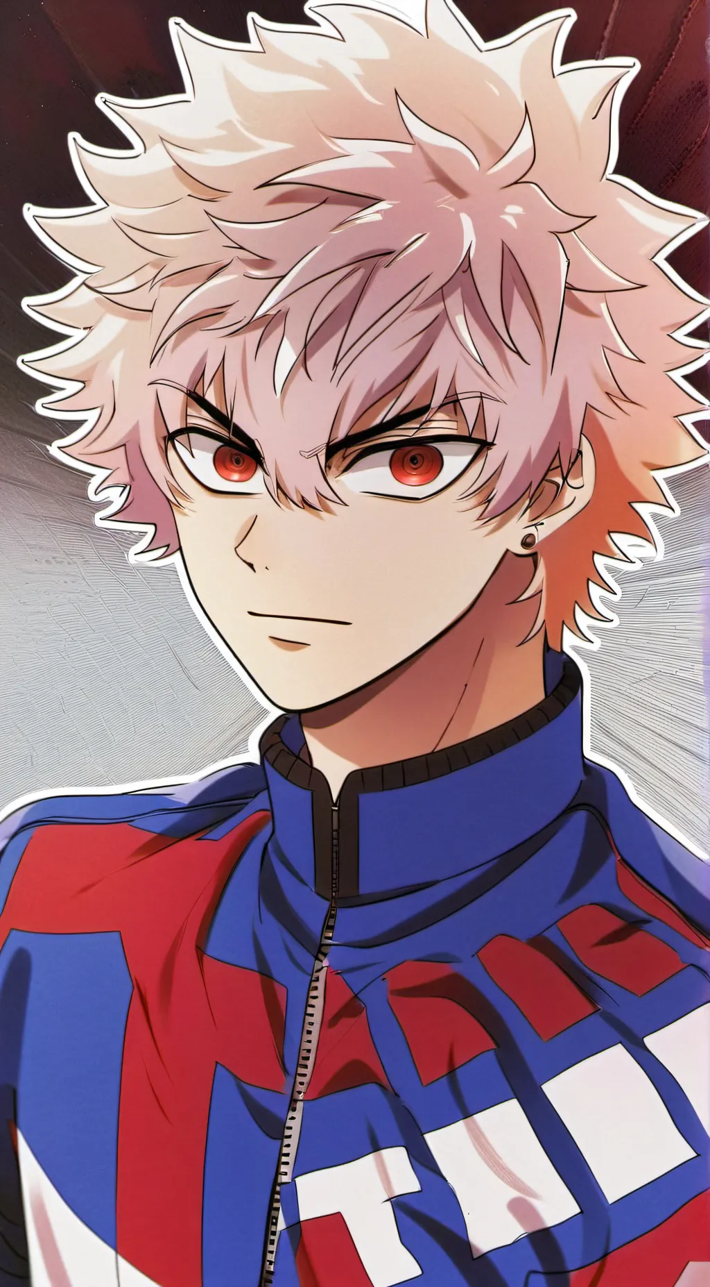 ai character: Katsuki Bakugo. background