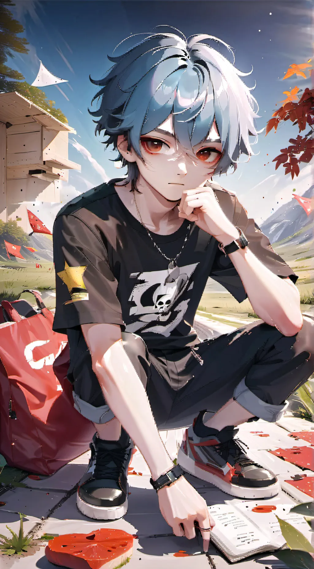ai character: Damian background