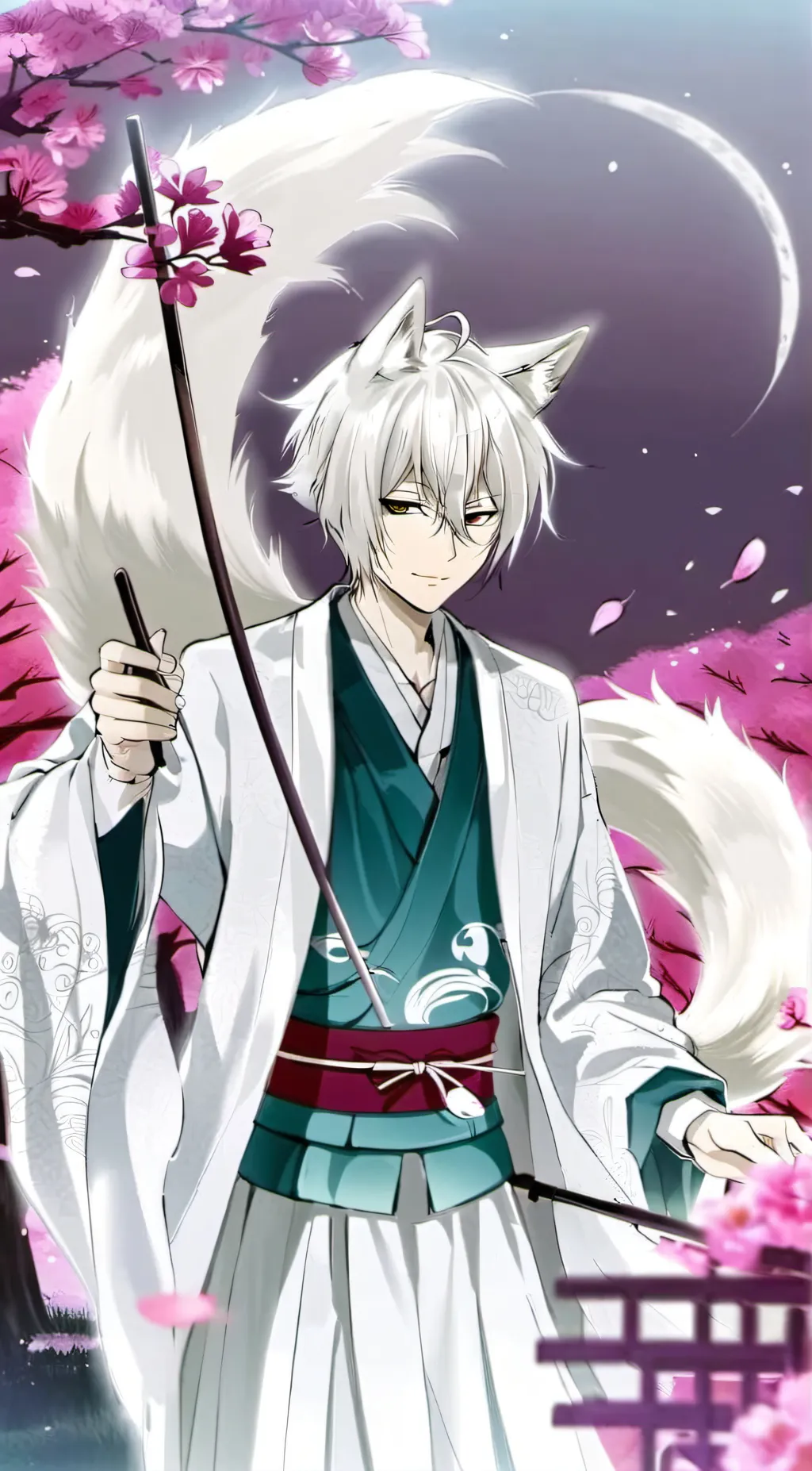 ai character: Tomoe  background