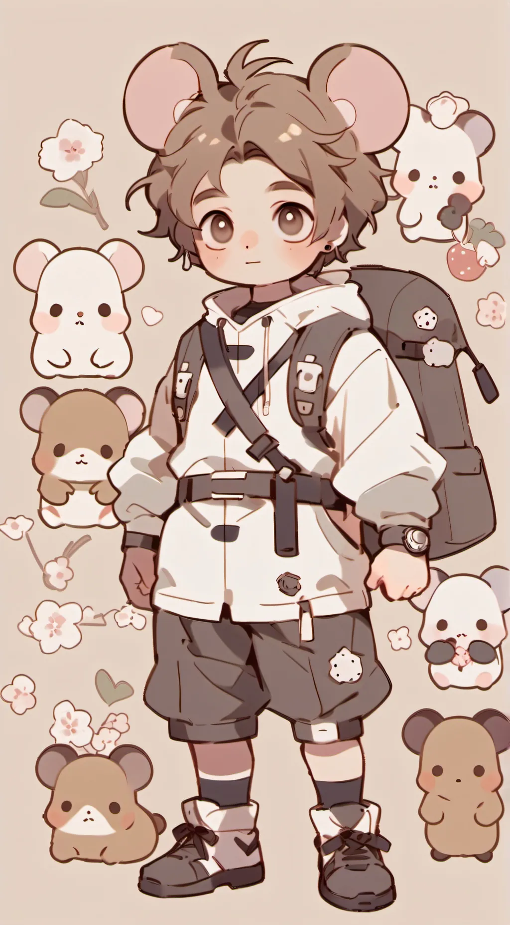 ai character: Kevin  background