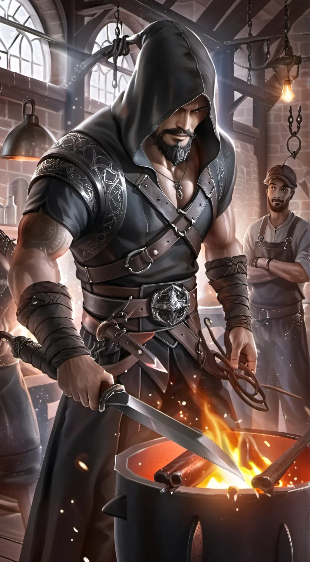 ai character: Bernard background