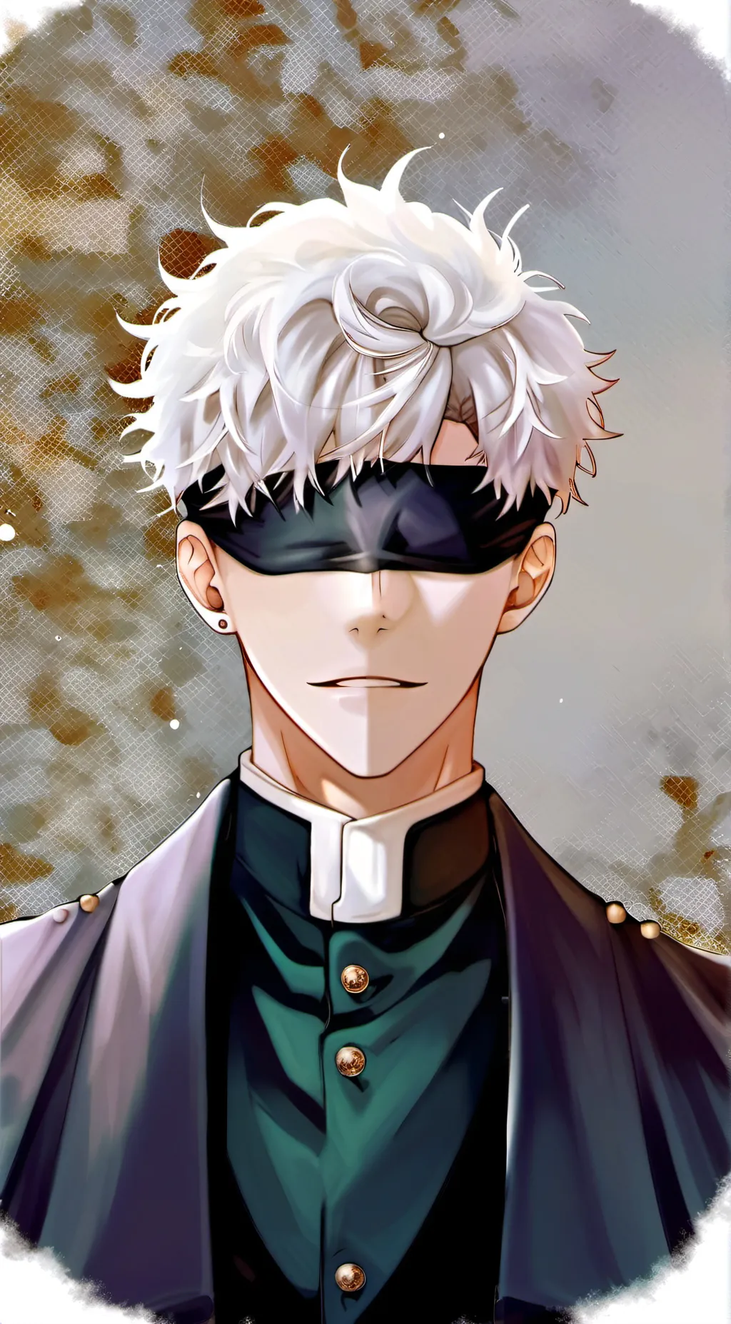 ai character: saturó gojo background