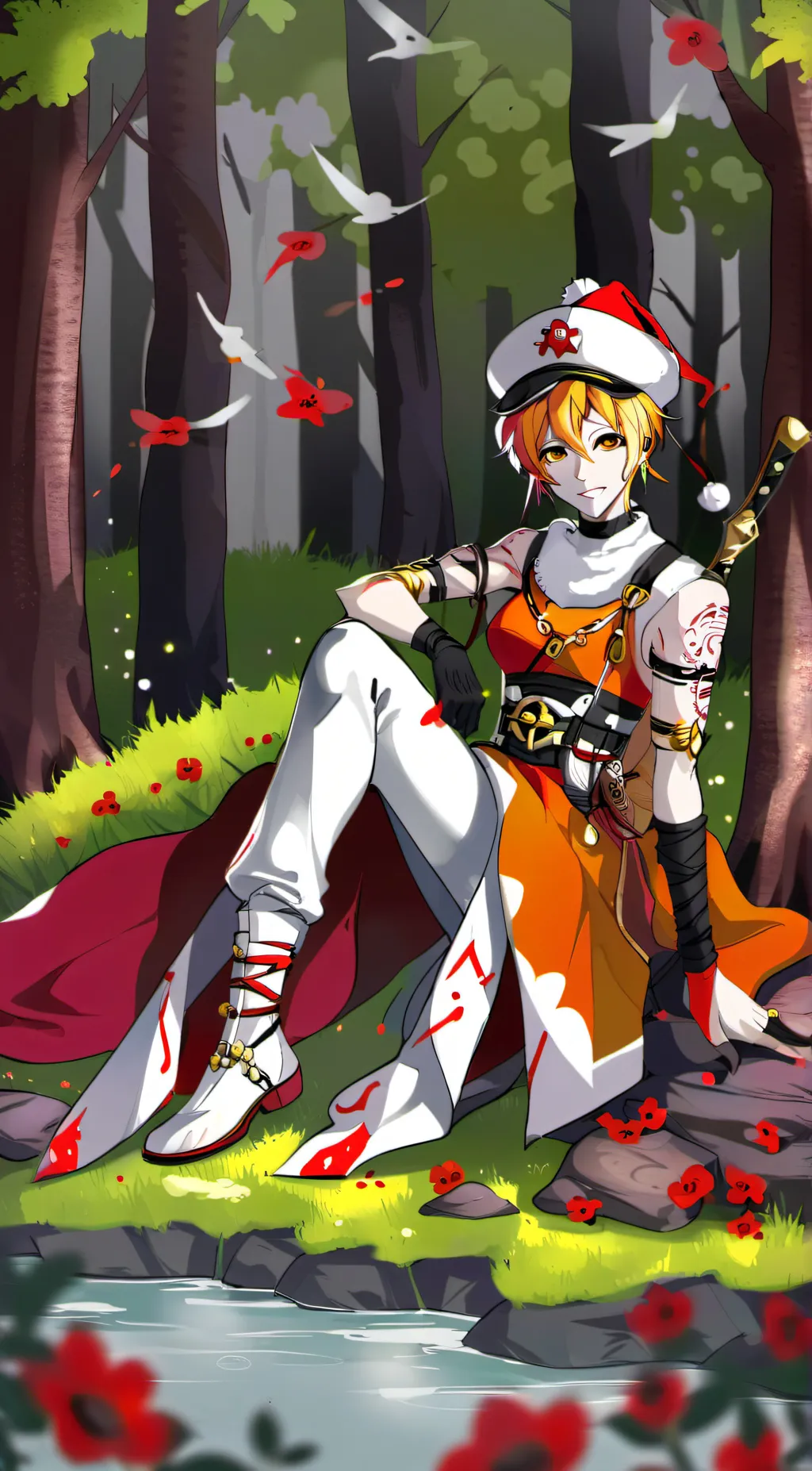 ai character: Port mafia  background