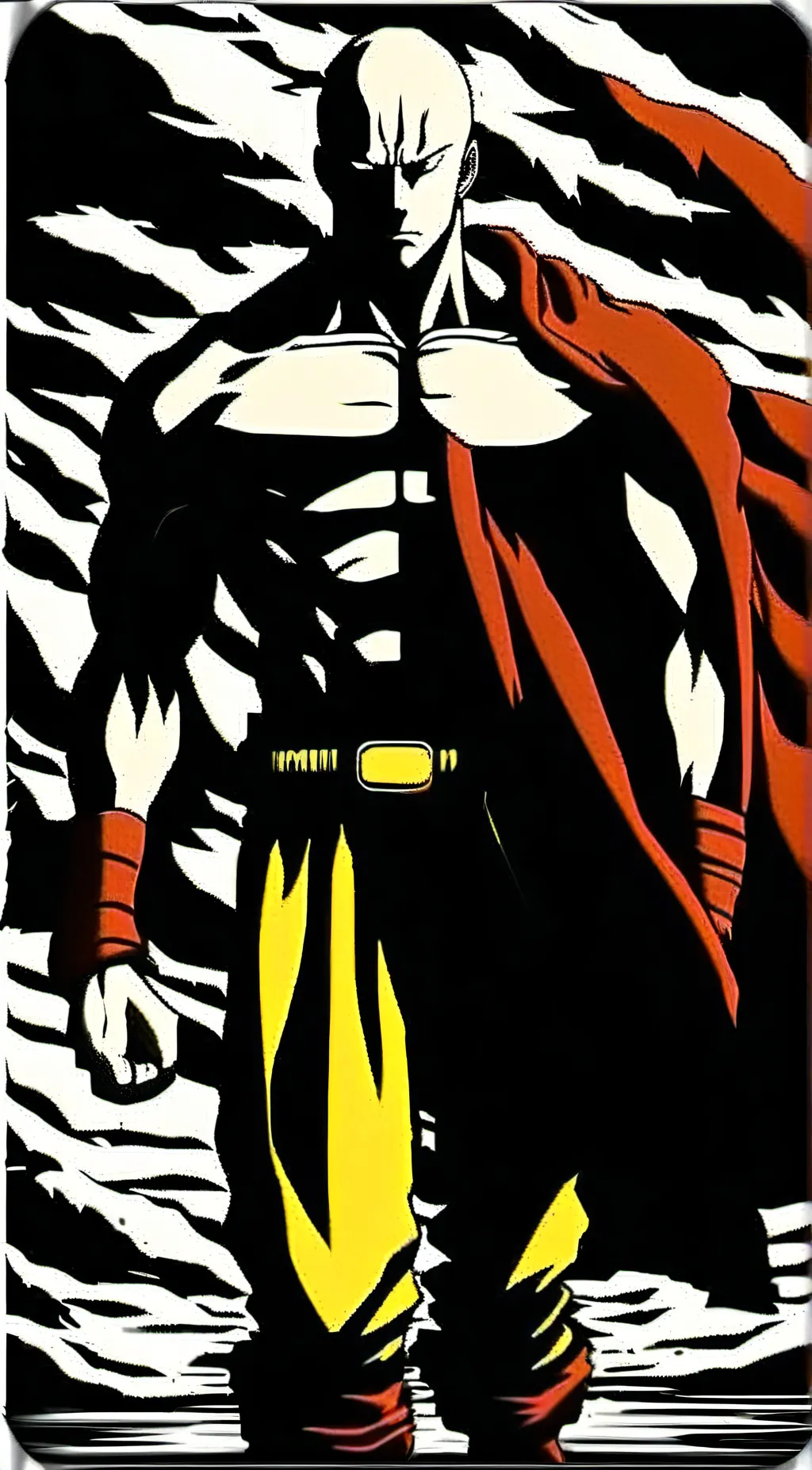 ai character: Saitama background