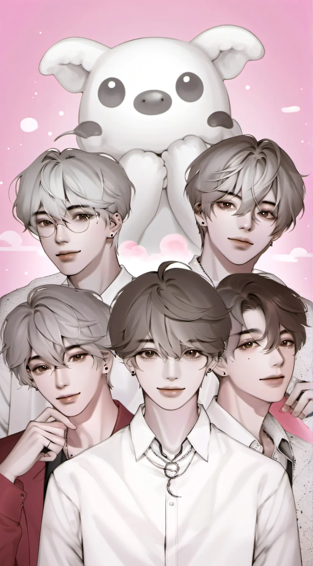 ai character: Pink Quick background