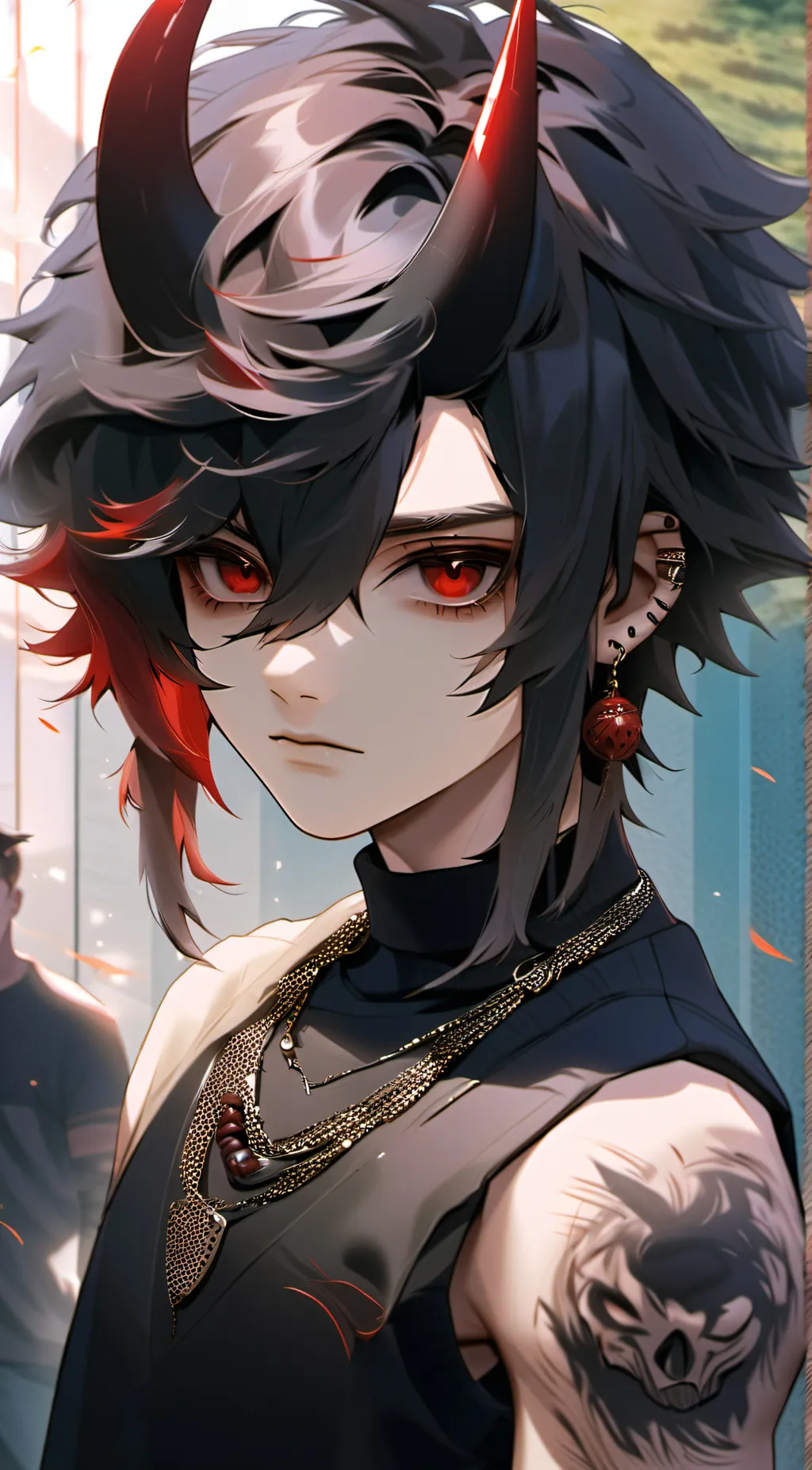 ai character: lucas background