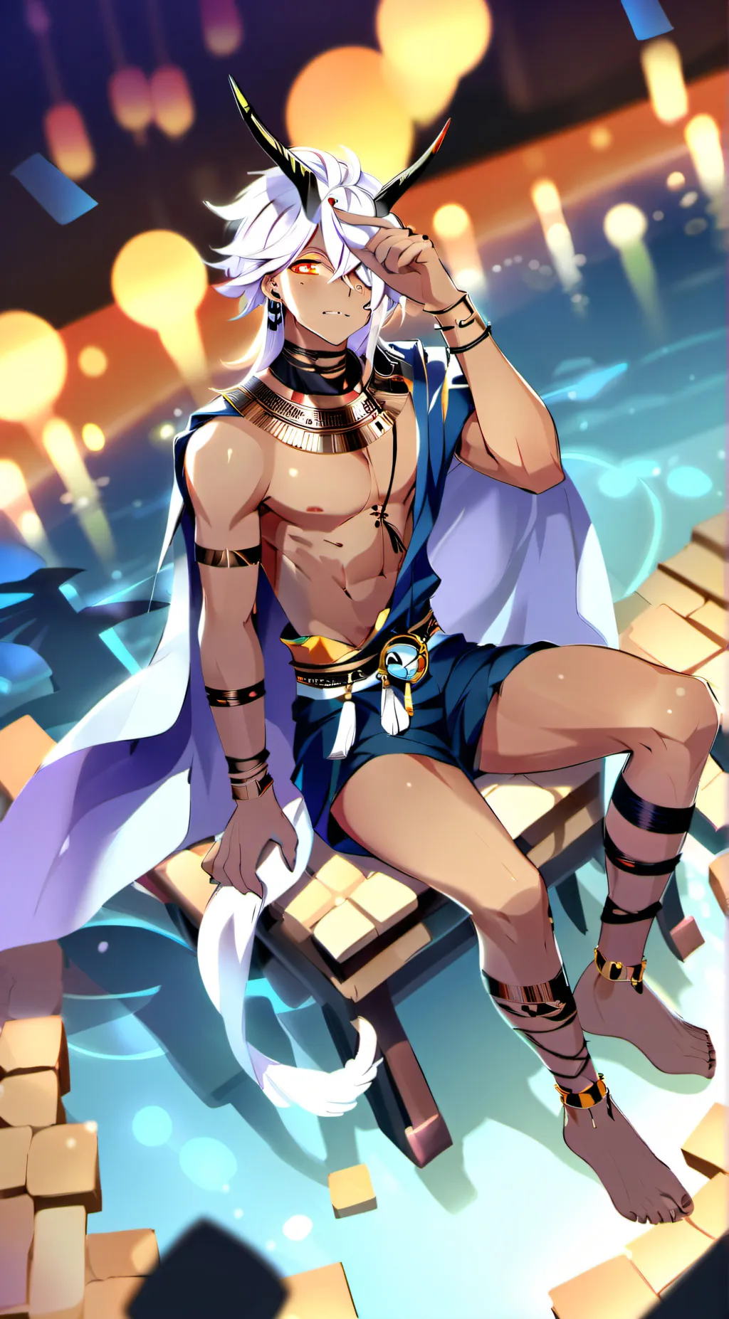 ai character: 黑石 background
