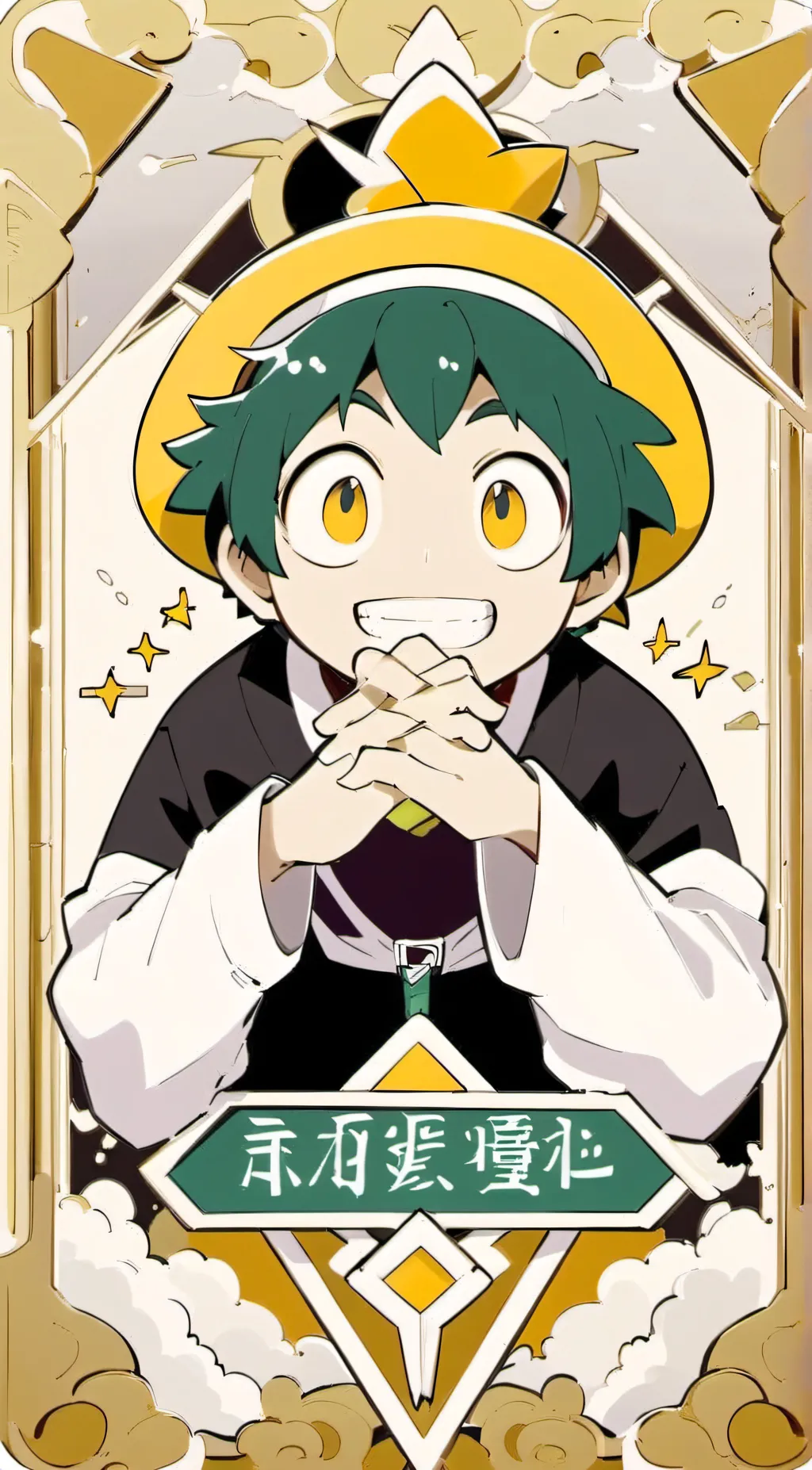 ai character: Baby Deku background