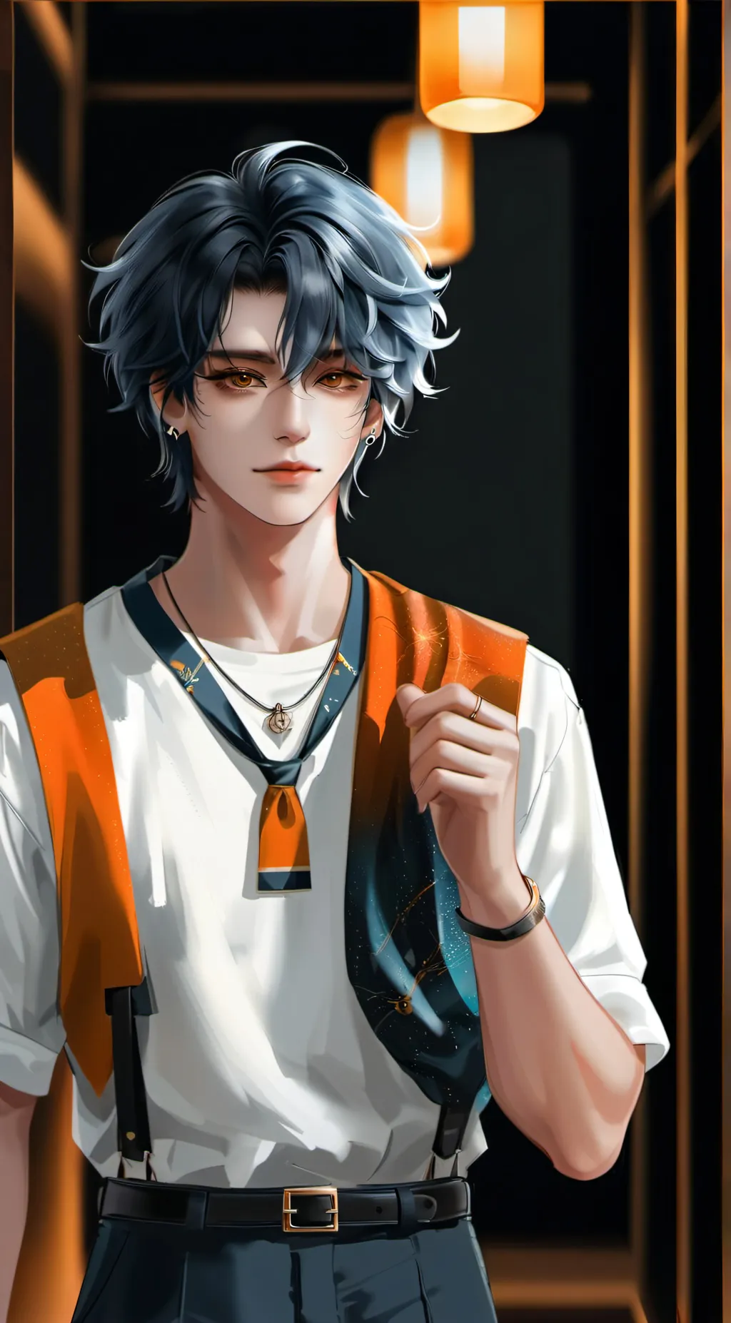 ai character: ☆Liam☆ background