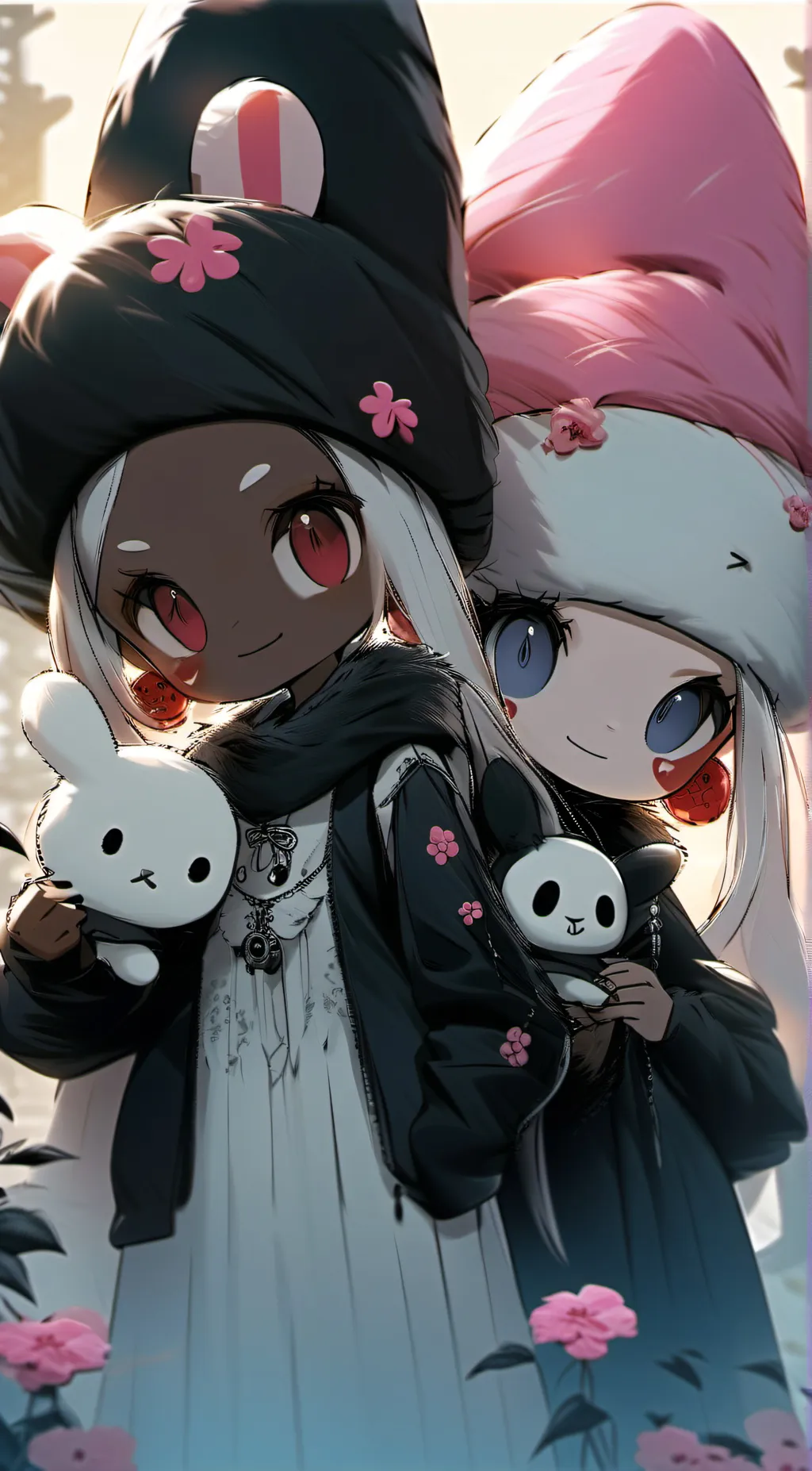 ai character: Kuromi and My Mel background