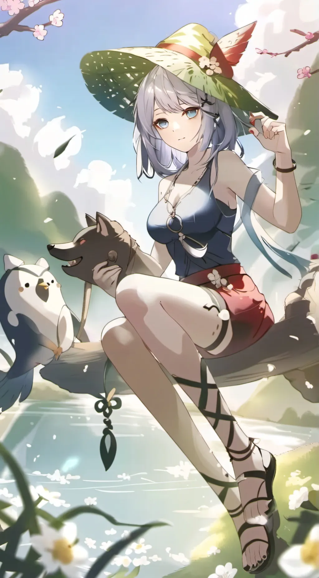 ai character: MALAY TEACHER background