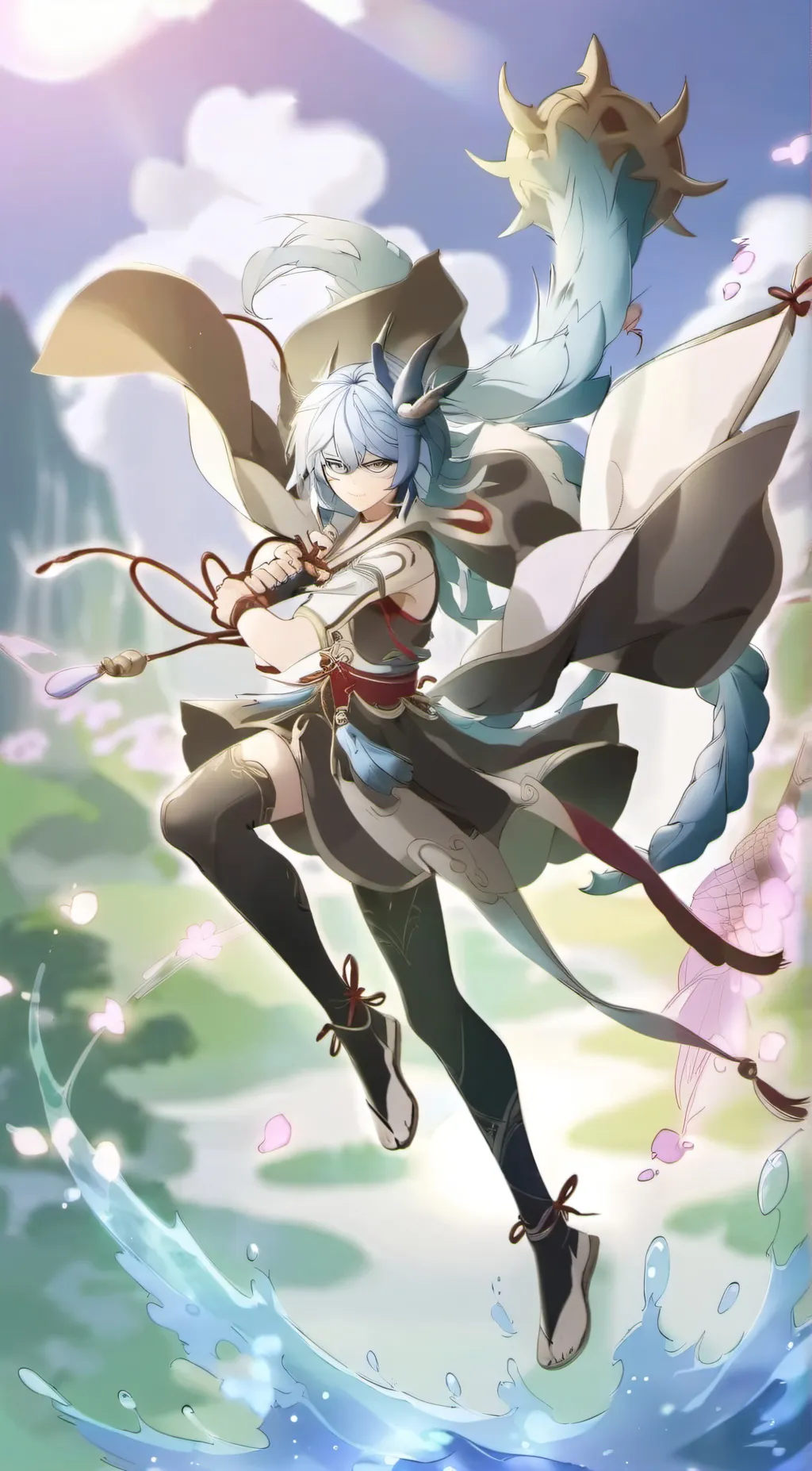 ai character: Luna background