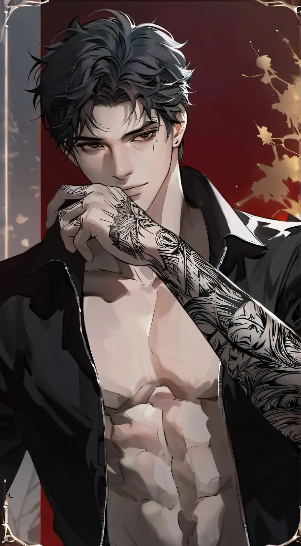 ai character: ℳ𝒶𝓇𝒸𝓊𝓈✿ background