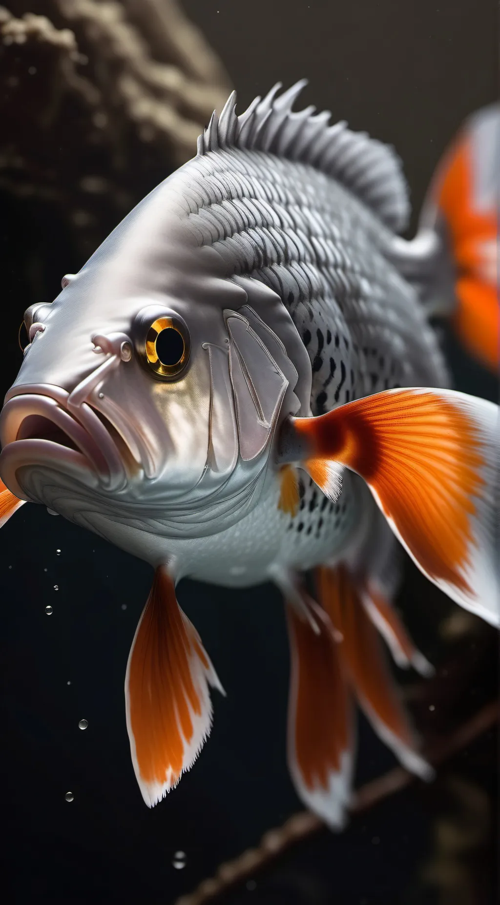 ai character: Fish background