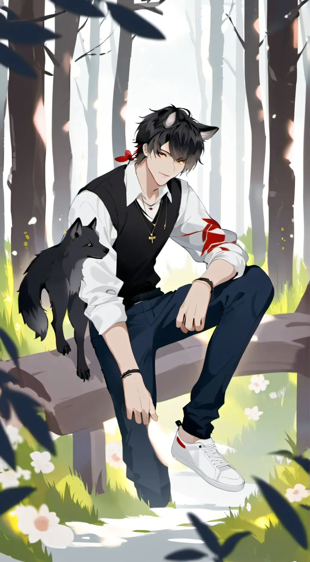 ai character: Aaron background