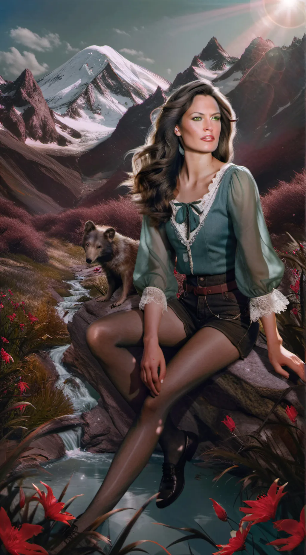 ai character: Stacy  background