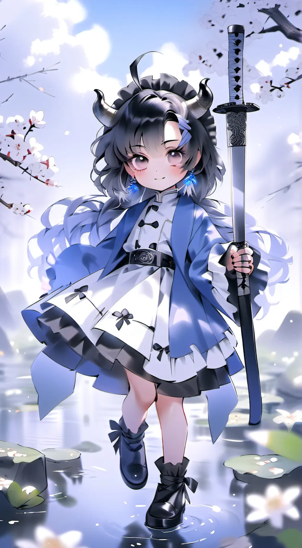 ai character: F! Y/N in kny background
