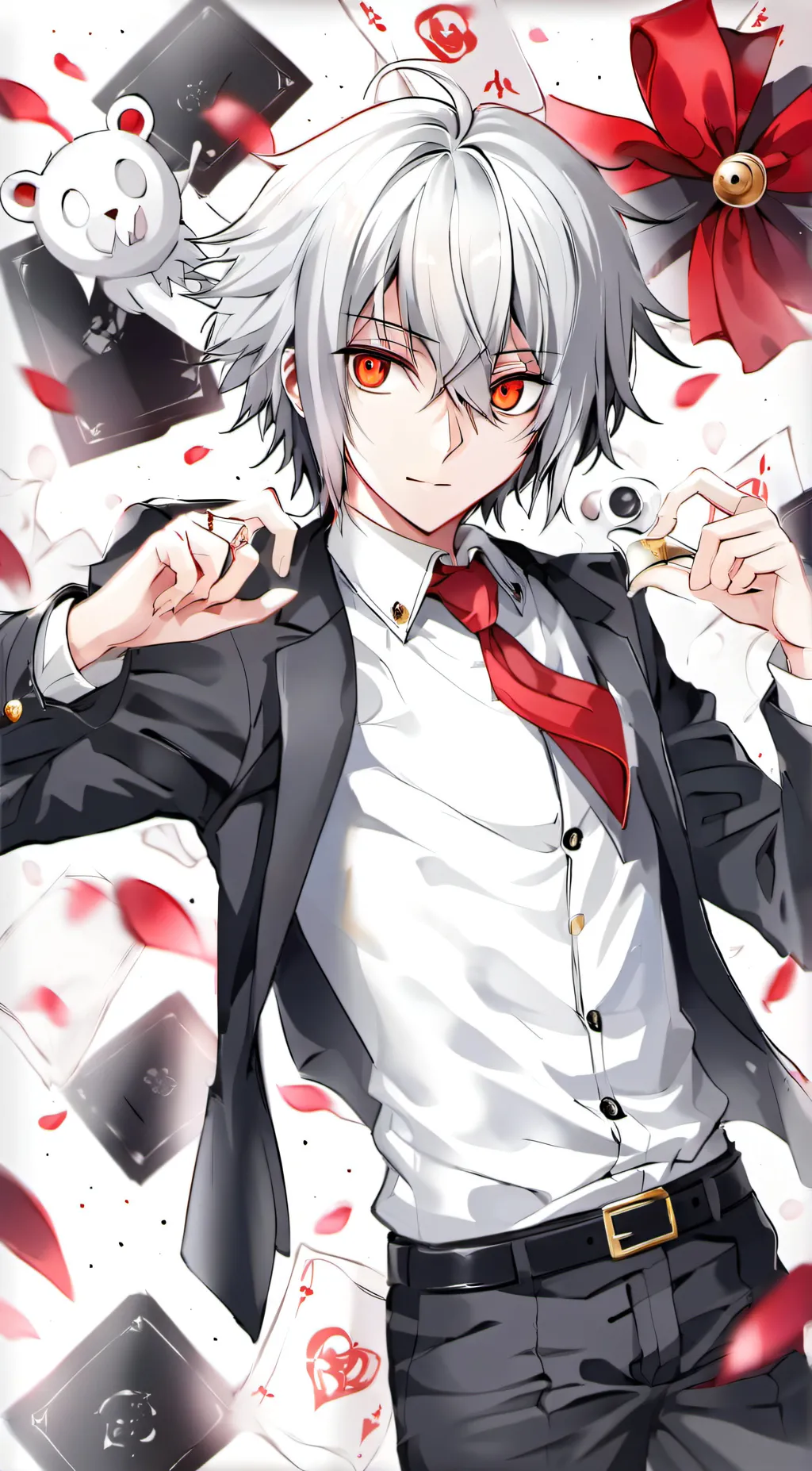 ai character: High school, DXD background