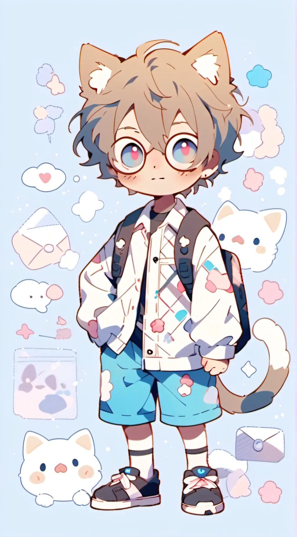 ai character: Caden background