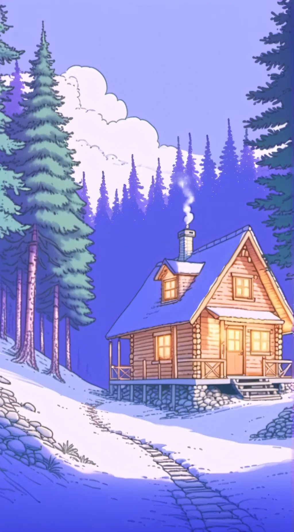 ai character: GRAVITY FALLS!!! background