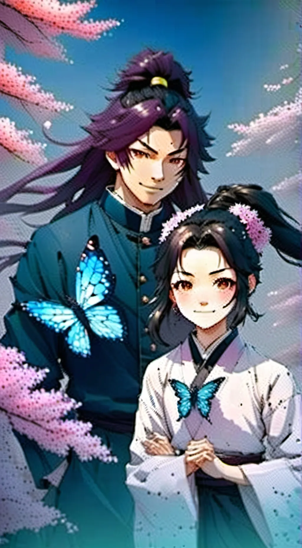 ai character: Giyu x shinobu background