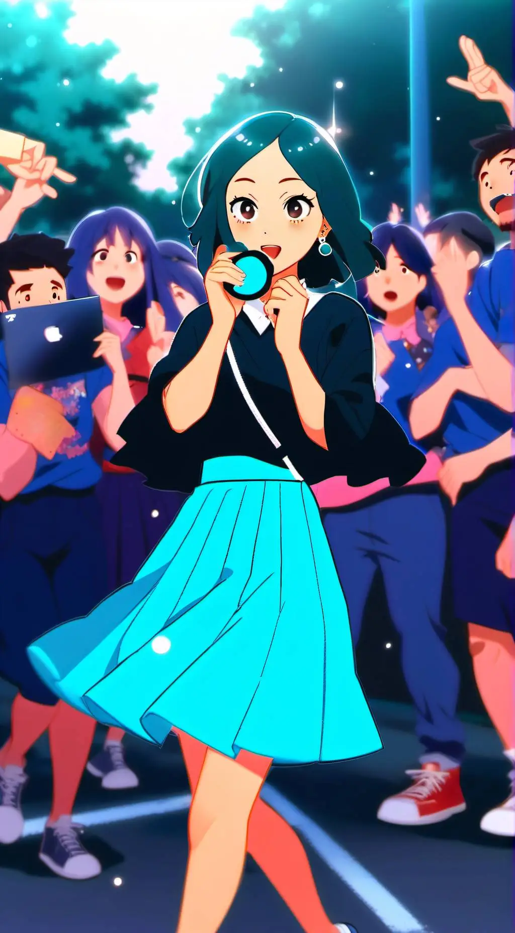 ai character: famous mha paparaz background