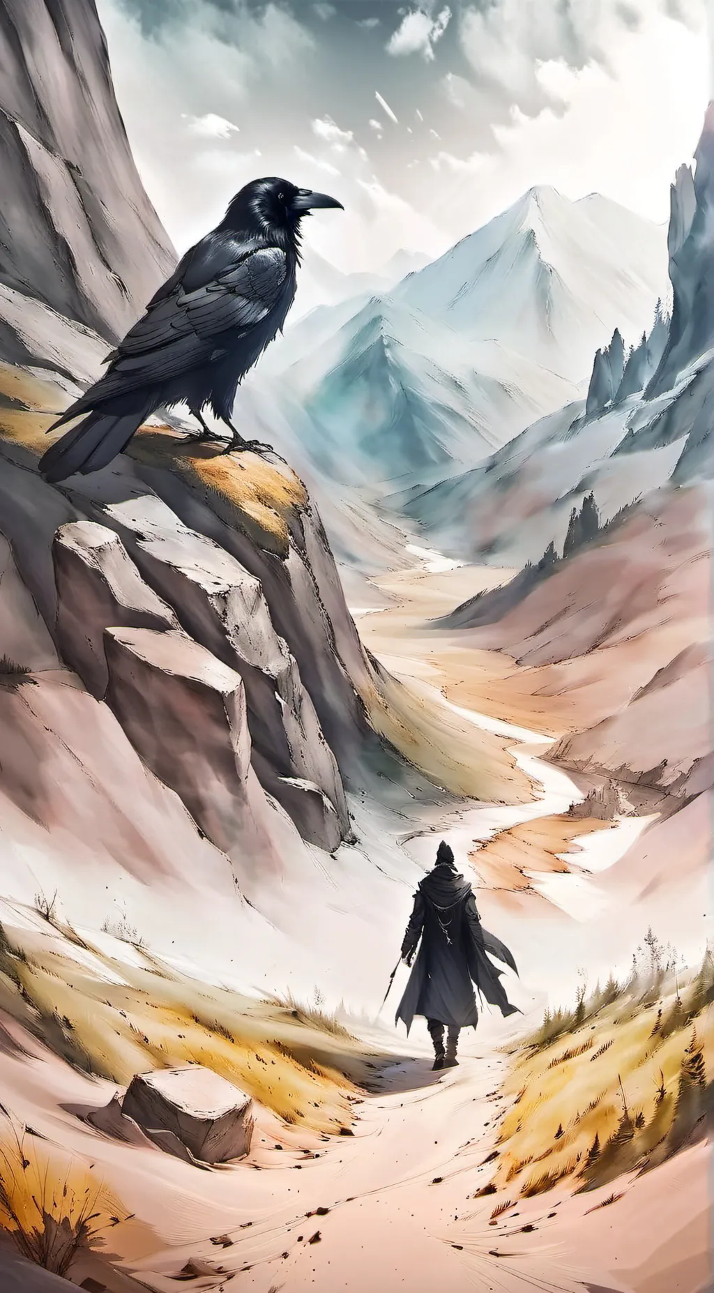 ai character: Somewhere  background