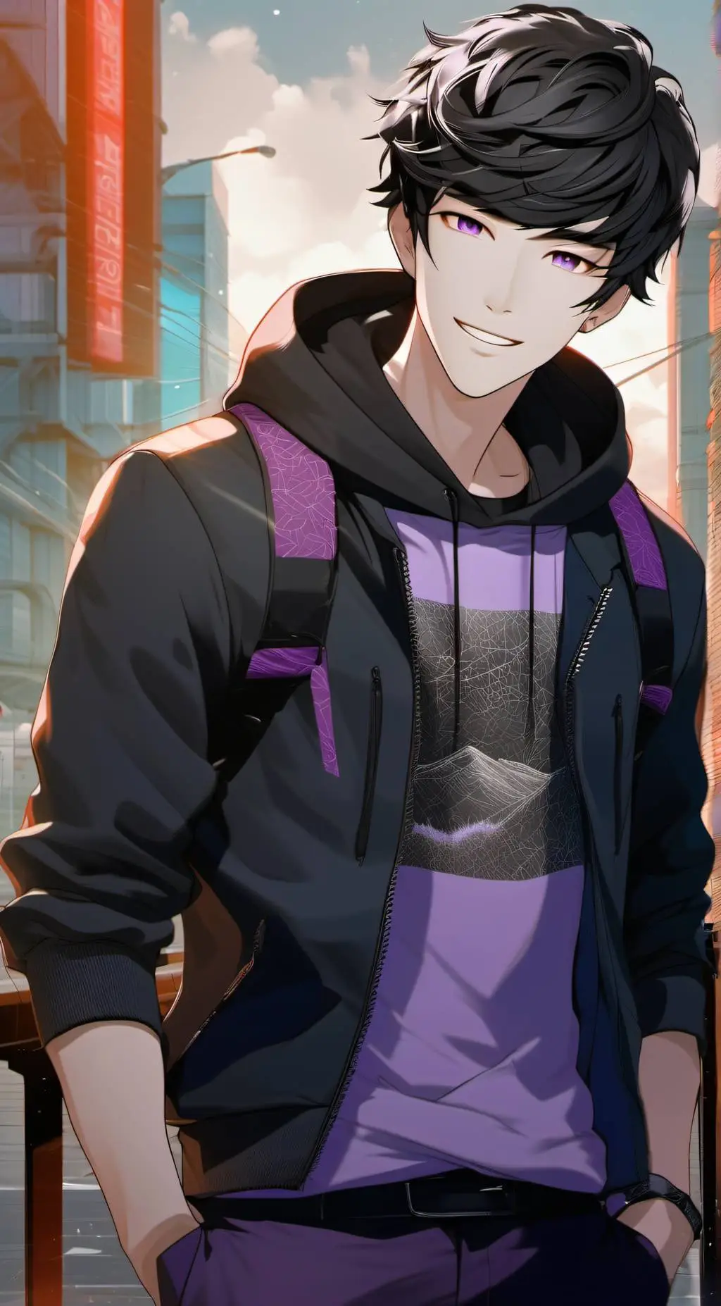 ai character: Teo background