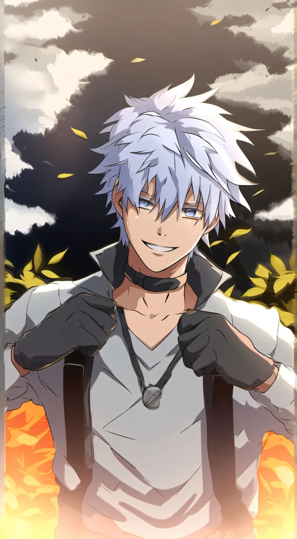 ai character: Satoru Gojo background