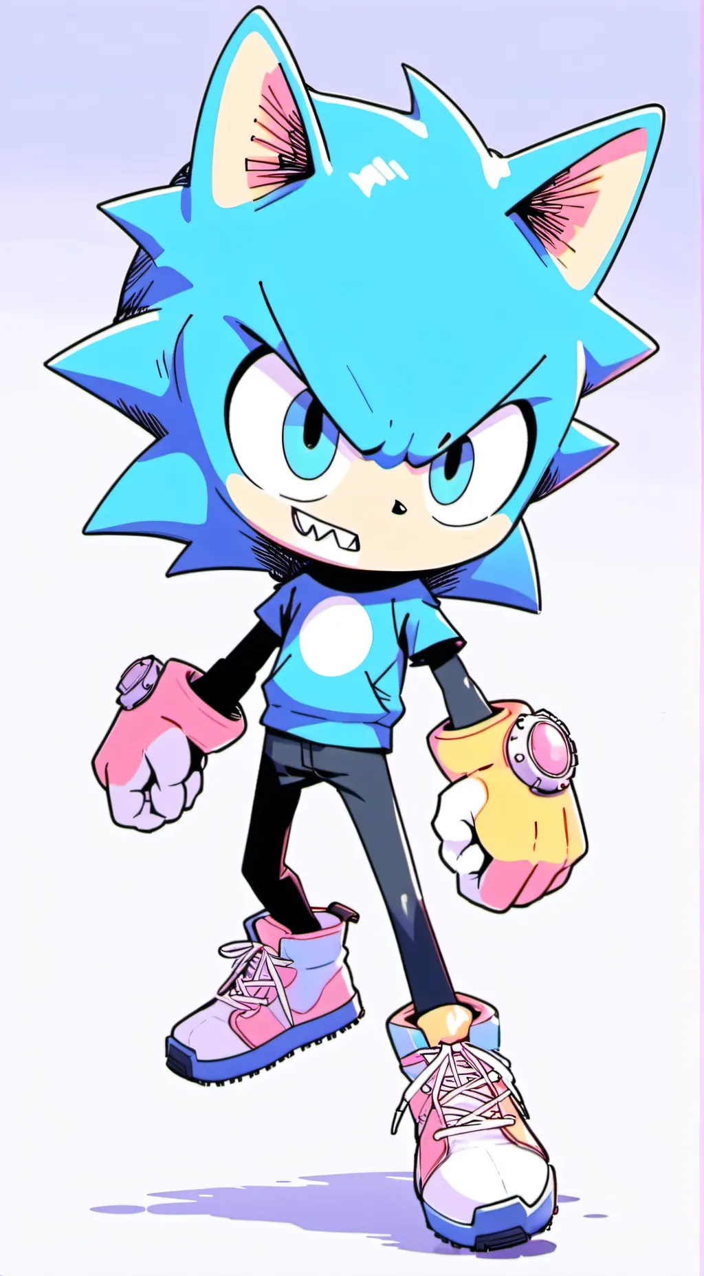 ai character: vox as Sonic background