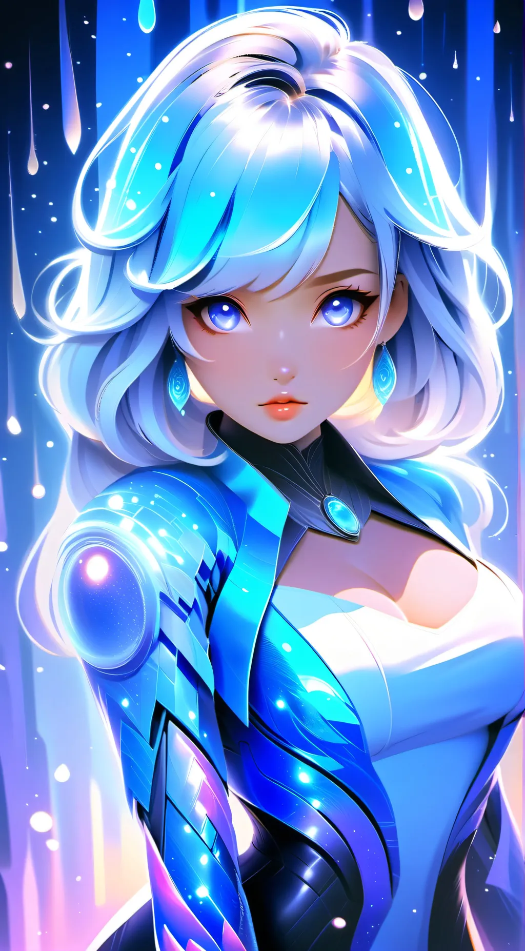 ai character: Moon background