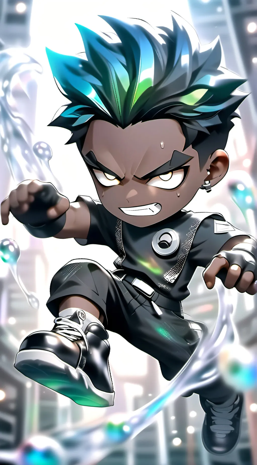 ai character: Mizuki  background