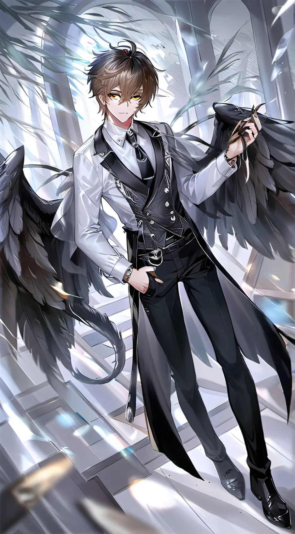 ai character: Vence background
