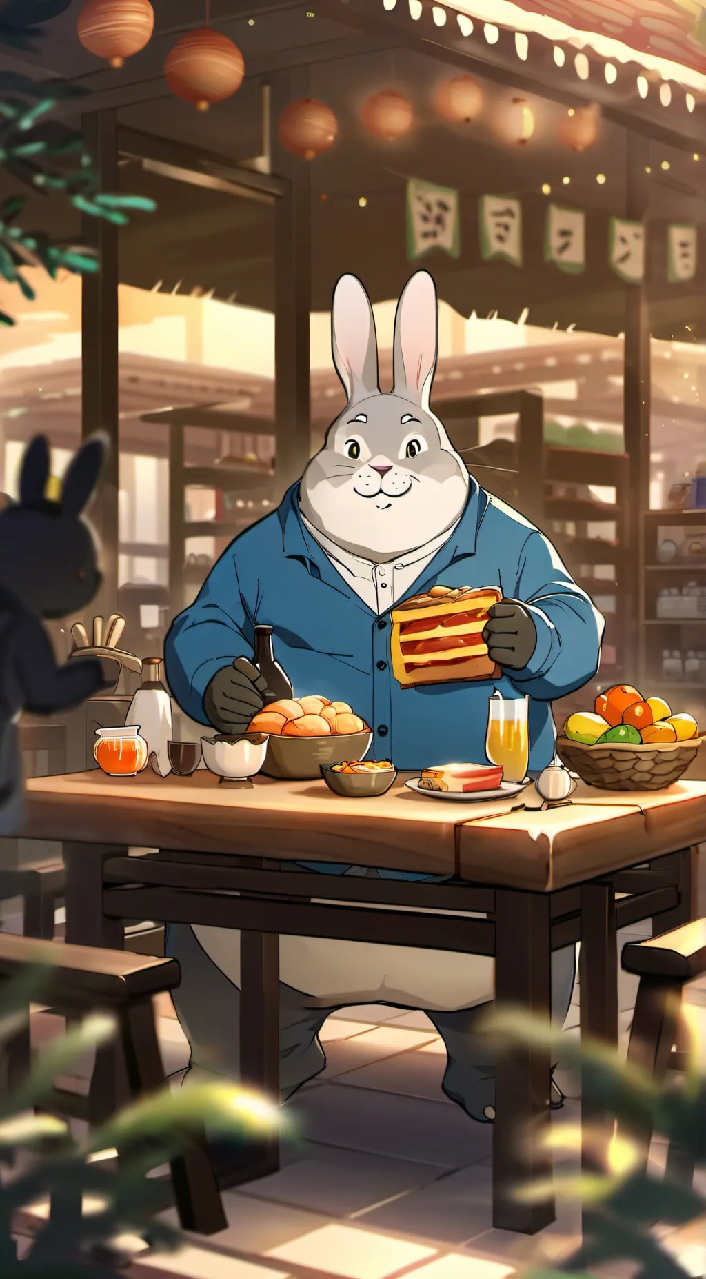 ai character: Big Chungus background