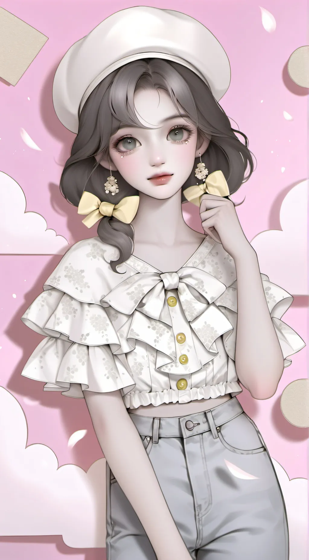 ai character: Andrea  background