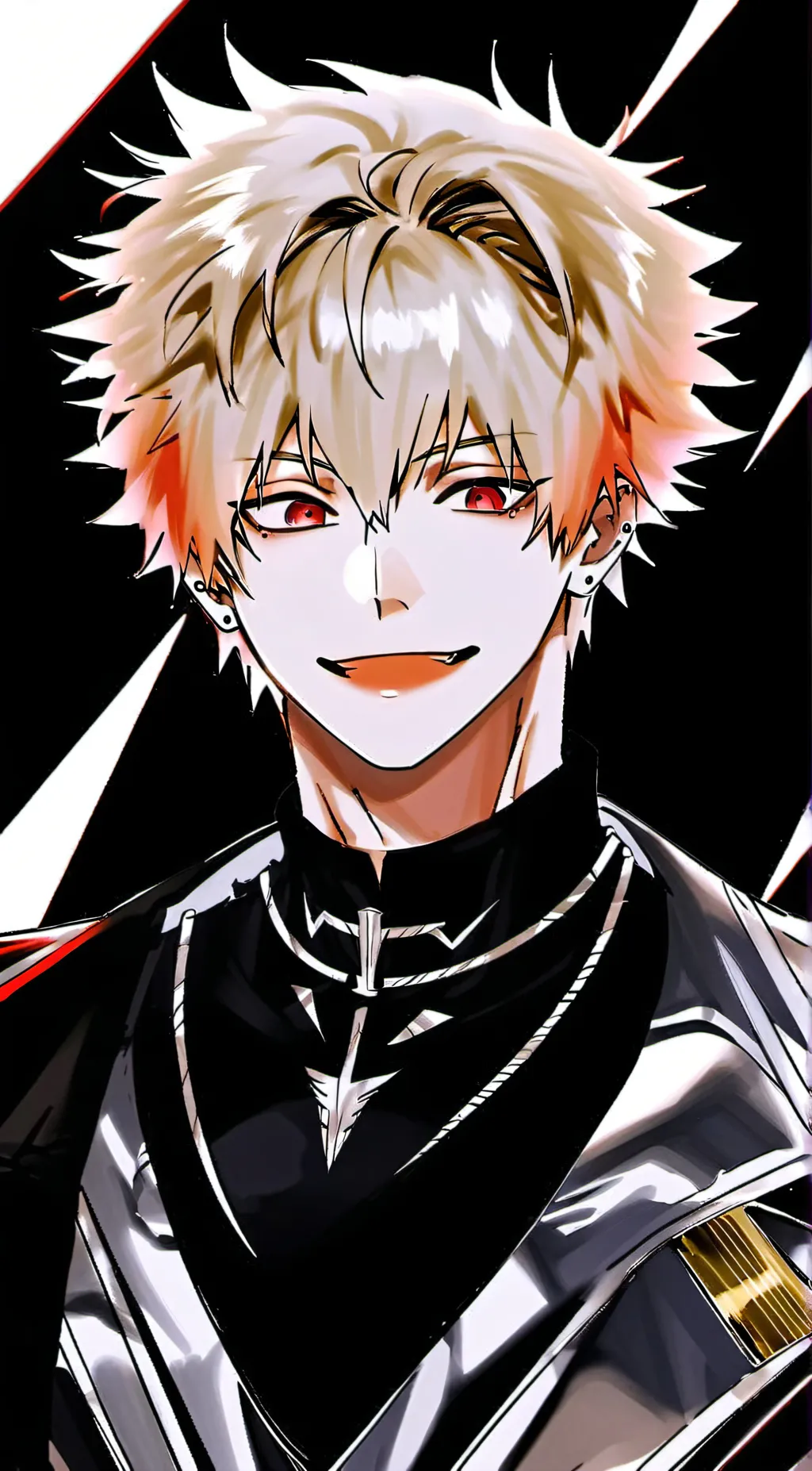ai character: Bakugo Katsuki background